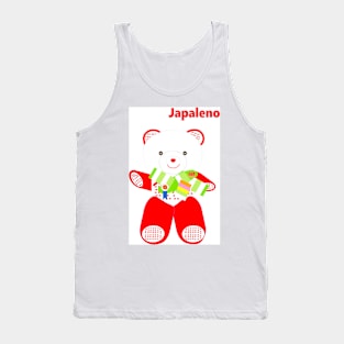 Japaleno The Handsome Teddy Bear Tank Top